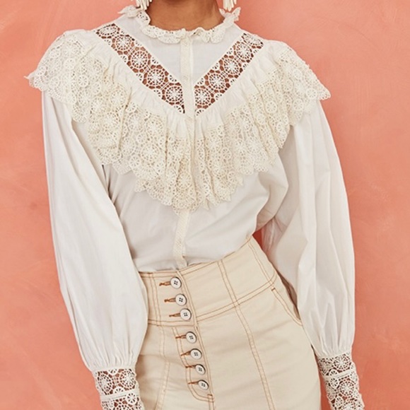 Ulla Johnson Tops - Ulla Johnson Ethel Lace Blouse